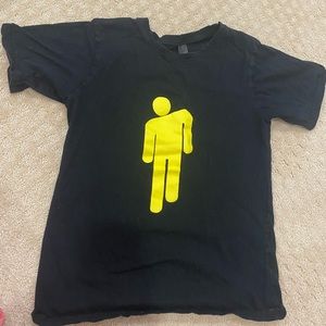custom billie eilish graphic tee. worn one time perfect condition.
